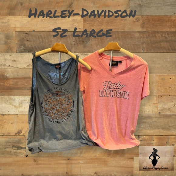 Harley-Davidson Tops - Harley-Davidson Sz Large Women’s Top Lot